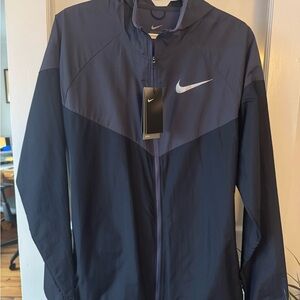 Nike Repel Men’s Medium Running Jacket – Midnight Navy, Lightweight, NWT